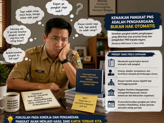 Thumbnail for the post titled: Kenaikan Pangkat PNS: Penghargaan atas Kinerja dan Pengabdian dalam Kerangka Pengembangan Karier