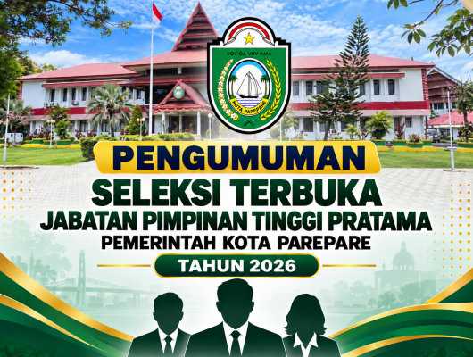 Thumbnail for the post titled: Pengumuman Seleksi Terbuka Pengisian JPT Pratama Pemerintah Kota Parepare Tahun 2026